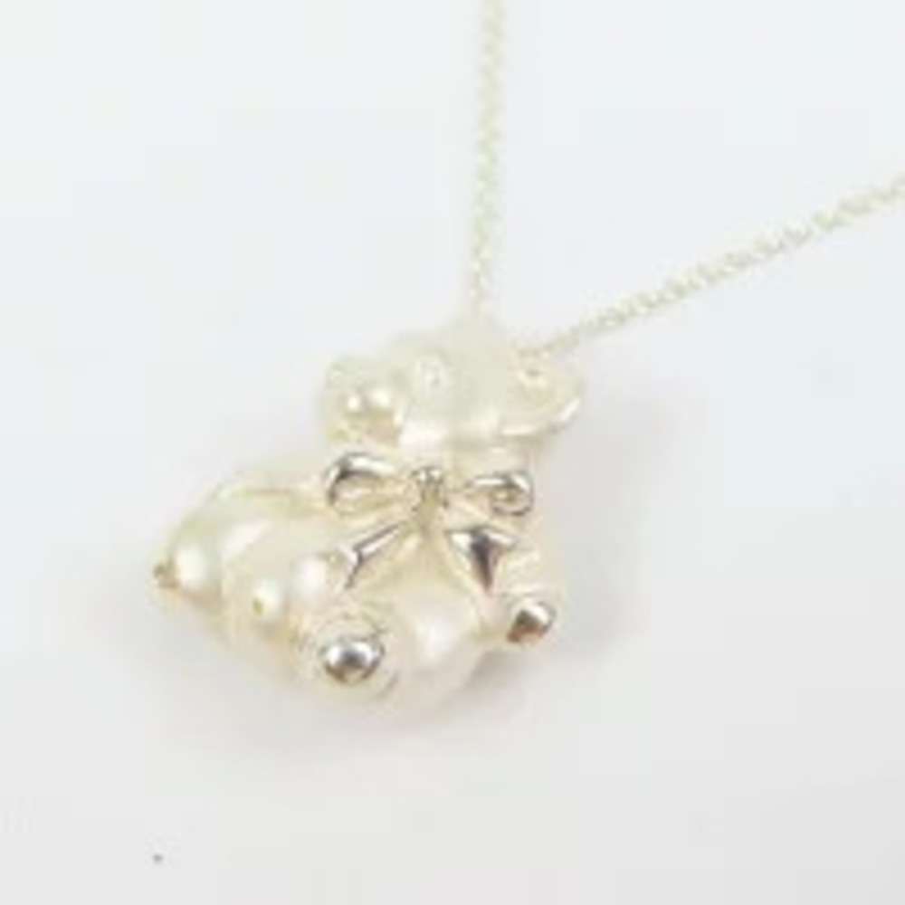 Tiffany Co Bear Necklace Sterling Silver